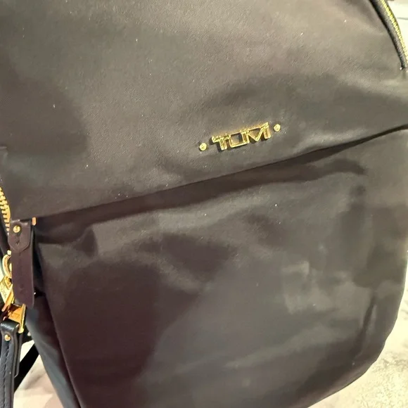 TUMI Black and Gold Voyageur - Small Daniella Backpack - Picture 3 of 8